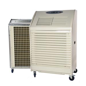 PAC 60 Series 3 portable air conditioner 17kW Angle View