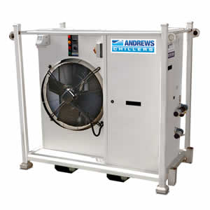 30kW Fluid Chiller Angle View